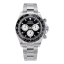 Πολυτελή ανδρικά αυτόματα ρολόγια Chronograph με διαφανές καπάκι Κρύσταλλο ζαφείρι Κάσα 39 mm Ανοξείδωτο ατσάλι 316L Ατσάλινο μπρασελέ 15