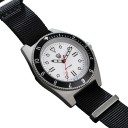 Πολυτελή ανδρικά ρολόγια quartz Αδιάβροχα 200 μ Σαπφείρινο γυαλί Φωτεινές ενδείξεις BGW9 Κάσα 40,9 mm Σατινέ ανοξείδωτο ατσάλι 316L Νάιλον 11