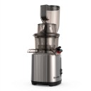 Pomaljupppressare BioloMix 200 W med påfyllningsöppning 75 mm Kallpressning Med glassil och grå Färsk frukt och bladgrönsaker 1