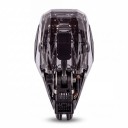 Pomello del cambio in cristallo e pulsante iDrive CIC, set da 3 pezzi, logo M e RND, ABS e cristallo, trasparente, per BMW serie 5, 6, 7, X3 F25 e X4 4