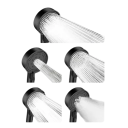 Pommeau de douche 5 modes Douche de massage multifonction haute pression Débit réglable Économie d'eau Grande buse 2