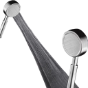 Pommeau de douche à main en acier inoxydable, buse de pulvérisation haute pression à économie d’énergie, mode pluie, accessoires de salle de bain 5