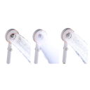 Pommeau de douche haute pression avec 3 modes Douchette à main réglable à économie d’énergie Bouton STOP Buse de pulvérisation Raccordement standard 8