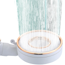 Pommeau de douche haute pression avec 3 modes Douchette à main réglable à économie d’énergie Bouton STOP Buse de pulvérisation Raccordement standard 10