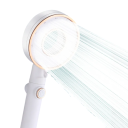 Pommeau de douche haute pression avec 3 modes Douchette à main réglable à économie d’énergie Bouton STOP Buse de pulvérisation Raccordement 7