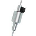 Pompa carburante 12V/24V 143 × 53 × 52 mm Pompa carburante elettrica ABS + metallo Pompa portatile per carburante diesel benzina 2