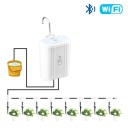 Pompă de irigare prin picurare inteligentă cu Wi-Fi și Bluetooth 71 x 90 mm USB-C baterie 18650 8 pompe albă pentru udarea automată a florilor 4
