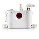 Pompa de măcinare pentru WC 500 W Înălțime de pompare 8 m și debit 110 l/min 4 intrări FLO500-BE Albă Pentru toaletă și duș În subsol și spălătorie 8