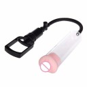 Pompa de vacuum pentru marirea penisului 18,5 cm cu 4 atasamente inclusiv vagin artificial si maneta de mana pentru stimularea vacuumului, ambalaj discret 4