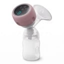 Pompă electrică de sân cu 4 moduri Încărcabil Ecran LED Pahar cu inserție din silicon Roz Pentru mamele care alăptează 2