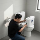 Pompa maceratrice per WC 700 W Smaltimento acque reflue Con valvola di ritegno 41 x 18,5 x 28 cm Bianca Per toilette e doccia In cantina e lavanderia 7