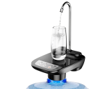Pompa per acqua elettrica Dispenser automatico d'acqua con supporto per bicchiere Pompa d'acqua ricaricabile portatile colore nero 6