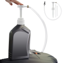 Pompe de transfert 19 x 3,1 cm Tuyau 37 cm Pompe manuelle en plastique pour liquides Pompe portable universelle pour eau, carburant, huile 5