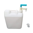 Pompe manuelle de transfert de liquides avec protection contre le retour, pompe en plastique pour le dosage et le transfert de liquides depuis des fûts et des bidons 5