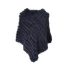 Poncho da donna in pelliccia di coniglio P2256 8