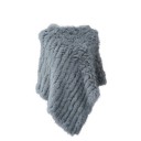 Poncho pour femmes en fourrure de lapin P2256 7