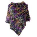 Poncho pour femmes en fourrure de lapin P2256 18