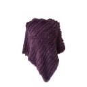 Poncho pour femmes en fourrure de lapin P2256 19