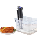 Ponorný vařič s dálkovým ovládáním 300 W nerezový černo stříbrný elektrický vařič pro ohřev vody a vaření 2