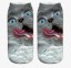 Ponožky s 3D potiskem zvířat A1484 3