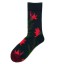 Ponožky s potlačou kvetín 4