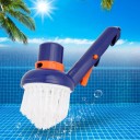 Pool Corner Cleaning Brush Rounded head with dense nylon bristles Body made of polycarbonate with handle Size approximately 23 cm 4
