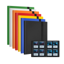 Pořadač na karty 160 kapacita 21 x 17,5 x 2,5 cm PP album na sběratelské karty organizér karet pro ukládání a ochranu 9