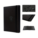 Pořadač na karty s elastickým uzávěrem 32 x 25,5 x 3 cm PU obal organizér sběratelských karet a herních karet 10