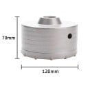 Porakruunu 120×70 mm tyhjö rakenne metallista suurten reikien poraamiseen rakennusmateriaaleissa 2