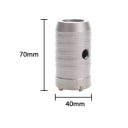 Porausydän 40×70 mm ontto kärki metallirakenteella tarkkojen reikien poraamiseen rakennusmateriaaleissa 2
