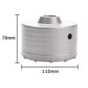 Poravasara 110×70 mm ontto kärki metallirakenne suurten reikien poraamiseen rakennusmateriaaleissa 2