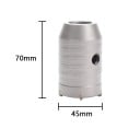 Poravasara 45×70 mm ontto kärki metallirakenne tarkkojen reikien poraamiseen rakennusmateriaaleissa 2