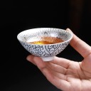 Porcelænskop med sølvornamenter 2