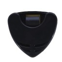 Porta púas de plástico con práctico estuche Soporte para guitarra negro Agarre autoadhesivo para guardar cómodamente las púas Accesorios musicales 3