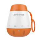 Portable Baby Sleep Machine with 6 Soothing Sounds, Including Silence and Heartbeat, Standby Mode, Orange Colour, 9.8 x 7.7 cm 1