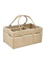 Portable Changing Bag with Internal Dividers 38 x 23 x 18 cm Practical Storage Box for Baby Without Accessories 4