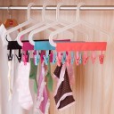 Portable Clothes Hanger with Pegs 7