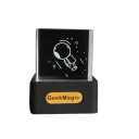 Portable Digital Weather Station with Display GIF Animation Playback Electronic Weather Forecast Desktop Meteorological Station Modern Decoration 4