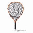 Portable Fish Net Ultra Lightweight with Foam Handle and Carabiner Head 30 x 35 cm Aluminium Alloy and Silicone Mesh For Anglers 3
