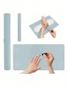 Portable Folding Nail Mat 60 x 30 cm Soft Microfibre Hand Rest Waterproof, Dirt-Resistant and Scratch-Resistant for Manicure, Salon and Home Use 9
