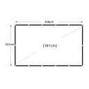 Portable Folding Projection Screen 381 cm 150" 16:9 High Density White Soft Projection Indoor Outdoor Support for Laser Projector 9