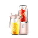 Portable Fruit Blender 21,000 RPM with 2 Cups 400 ml Sports Lid Smoothie Blender for Travel Home Cocktails Juices Fitness 2