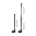 Portable High-Pressure Bicycle Pump 300 PSI with Manometer Fork and Shock Inflator for Mountain Bikes MTB Suspension Compact Pump 2