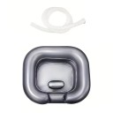 Portable Inflatable Washing Bowl 52 x 58 x 19 cm with Hose for Washing Hair at Bedside Lightweight Rinsing Bowl for Seniors and Immobilised Individuals 1