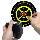 Portable Patch Dispenser for Shooting 3.5 x 10 x 10 cm Polypropylene Holder for Covering Stickers with Hook for Sport Shooters 5