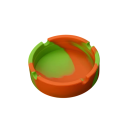 Portable Silicone Ashtray 8.3 cm Heat Resistant Round Soft Eco-friendly Ashtray for Home Office Hotel Bar 6