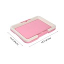 Portable Toilet Mat for Dogs and Puppies 47x34 cm with a Sturdy Plastic Frame for Home Use and Travel 4