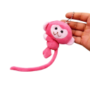 Portachiavi con scimmietta di peluche 9 x 25 cm Portachiavi di peluche morbido Decorazione per chiavi zaino borsa Regalo carino 2