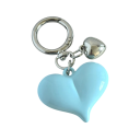 Portachiavi in Metallo a Forma di Cuore Portachiavi in Metallo con Anello Accessorio Elegante per Chiavi Borsa Zaino Regalo d'Amore 8