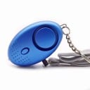 Portachiavi torcia con allarme sonoro 130 dB SINCOTE modello SCT-032 dimensioni 64 x 40 x 21,5 mm materiale ABS argento per la sicurezza 4